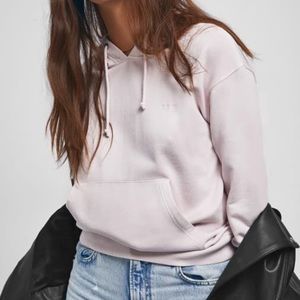 Anine Bing light pink Joey hoodie